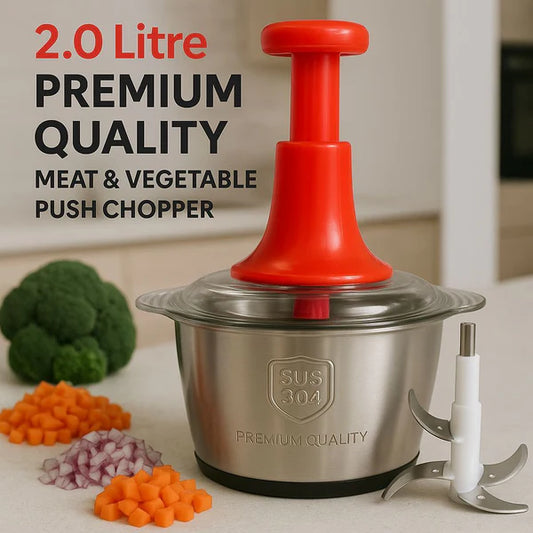 Stainless Steel Manual Hand Push Chopper