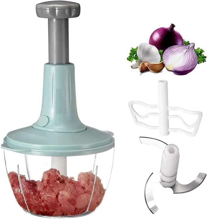 Stainless Steel Manual Hand Push Chopper